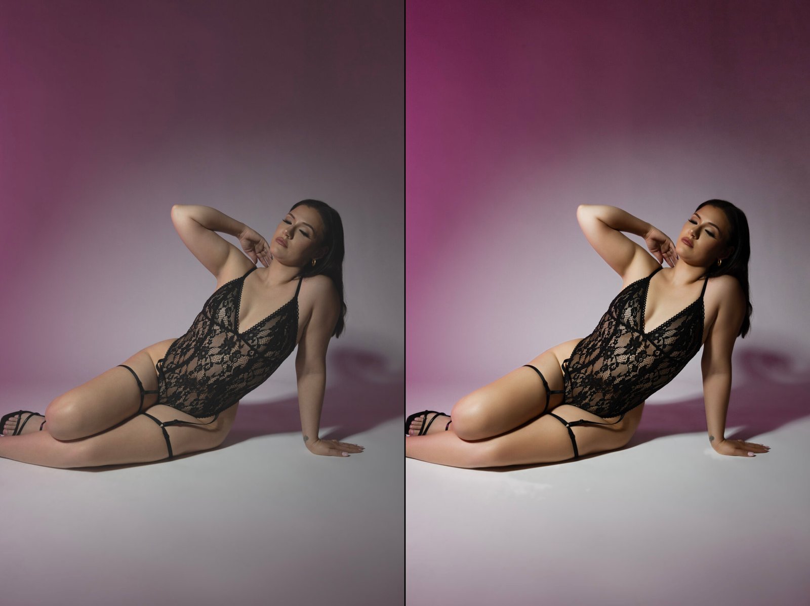 Before and after Magnum photo editing showing dramatic transformation through professional photo retouching